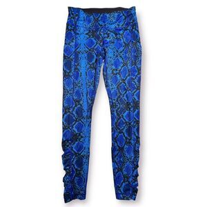 Lululemon Speed Tight IV Ziggy Snake SIZE 6 Pipe Dream Sapphire Blue Legging